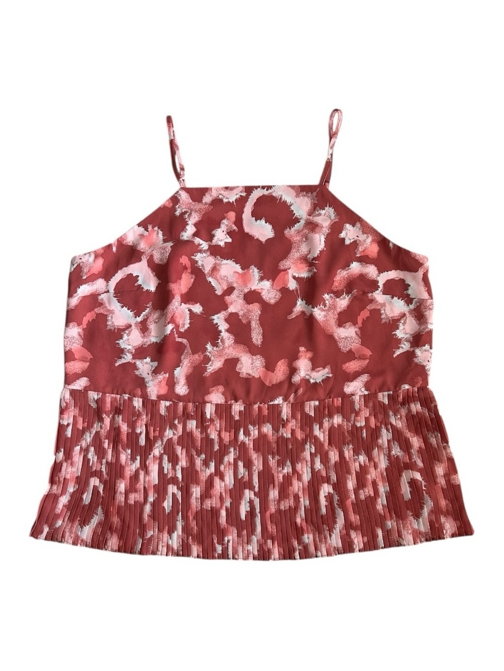 Nine West Pleated Peplum Cami